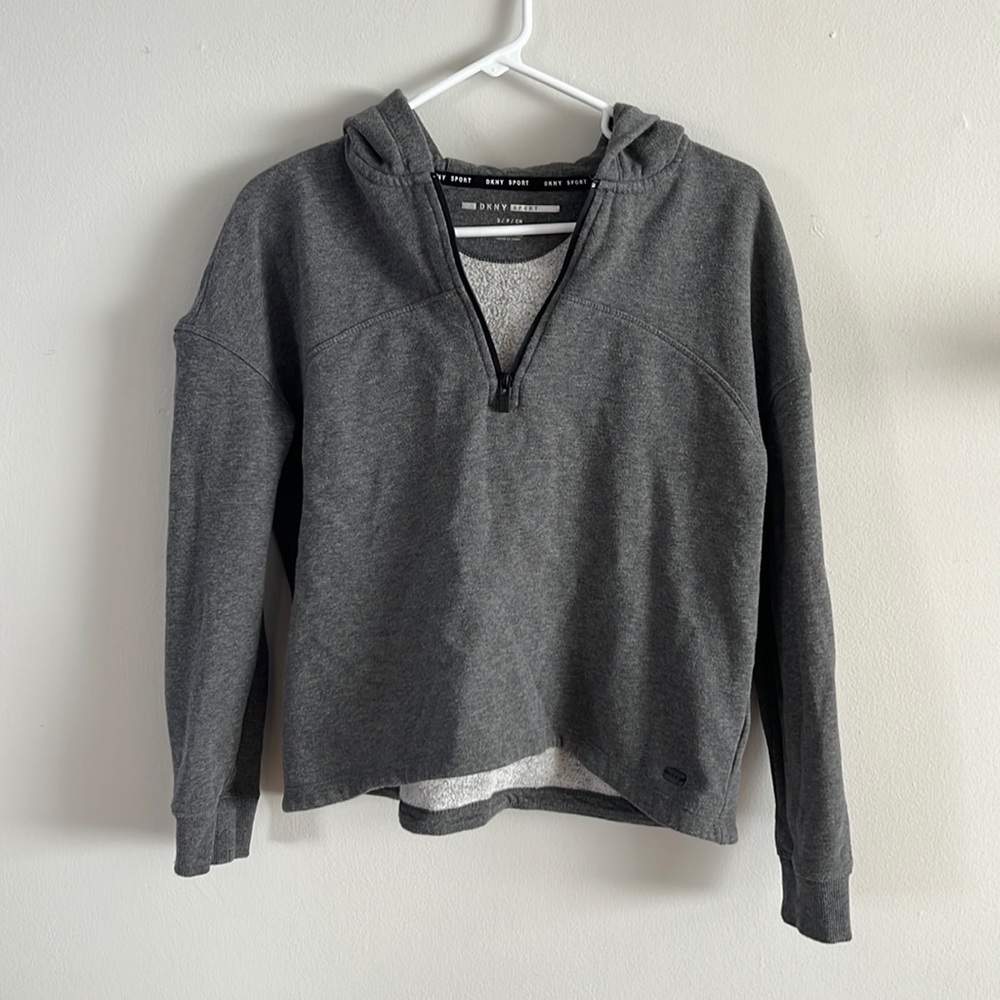 Slightly cropped hoodie. Size small.